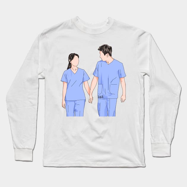 Doctors/Doctor  Crush Long Sleeve T-Shirt by ayshatazin